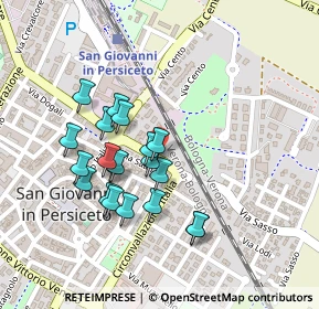 Mappa Circonvallazione Alighieri, 40017 San Giovanni In Persiceto BO, Italia (0.2035)