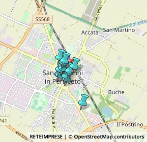 Mappa Circonvallazione Alighieri, 40017 San Giovanni In Persiceto BO, Italia (0.43583)