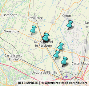 Mappa Circonvallazione Alighieri, 40017 San Giovanni In Persiceto BO, Italia (5.09714)