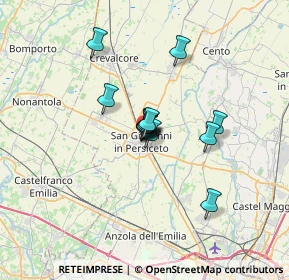 Mappa Circonvallazione Alighieri, 40017 San Giovanni In Persiceto BO, Italia (4.00538)