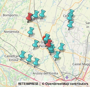 Mappa Circonvallazione Alighieri, 40017 San Giovanni In Persiceto BO, Italia (6.671)