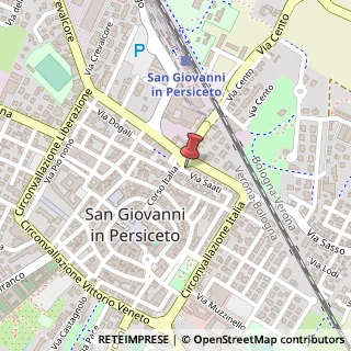 Mappa Via Saati, 4/a, 40017 San Giovanni in Persiceto, Bologna (Emilia Romagna)
