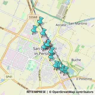 Mappa Via Sant'Apollinare, 40017 San Giovanni in Persiceto BO, Italia (0.75667)