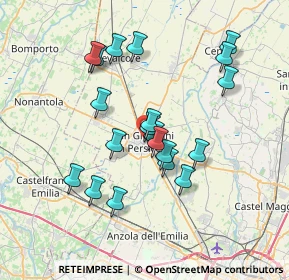 Mappa Via Sant'Apollinare, 40017 San Giovanni in Persiceto BO, Italia (6.6695)