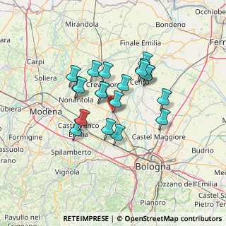 Mappa Via Sant'Apollinare, 40017 San Giovanni in Persiceto BO, Italia (10.8825)