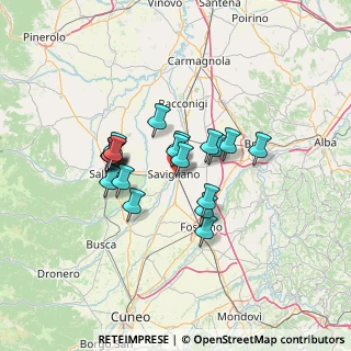 Mappa Via Clodoveo Cordoni, 12038 Savigliano CN, Italia (10.475)