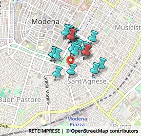Mappa Viale Lodovico Antonio Muratori, 41124 Modena MO, Italia (0.2875)
