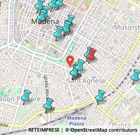 Mappa Viale Lodovico Antonio Muratori, 41124 Modena MO, Italia (0.5485)