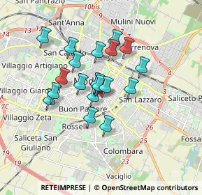 Mappa Viale Lodovico Antonio Muratori, 41124 Modena MO, Italia (1.325)