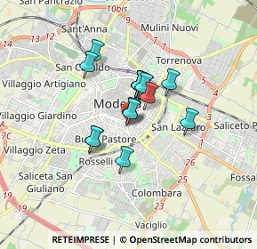 Mappa Viale Lodovico Antonio Muratori, 41124 Modena MO, Italia (1.08125)