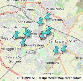 Mappa Viale Lodovico Antonio Muratori, 41124 Modena MO, Italia (1.46545)