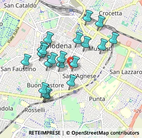 Mappa Viale Lodovico Antonio Muratori, 41124 Modena MO, Italia (0.846)