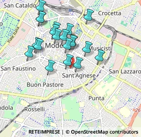 Mappa Viale Lodovico Antonio Muratori, 41124 Modena MO, Italia (0.863)