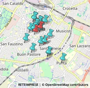 Mappa Viale Lodovico Antonio Muratori, 41124 Modena MO, Italia (0.7035)