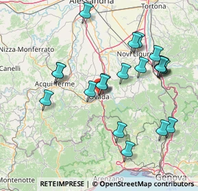 Mappa Via Cairoli, 15076 Ovada AL, Italia (15.8255)