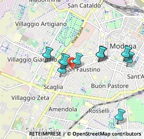 Mappa Via Giardini Pietro, 41124 Modena MO, Italia (0.85846)