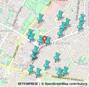 Mappa Via Giardini Pietro, 41124 Modena MO, Italia (0.5255)