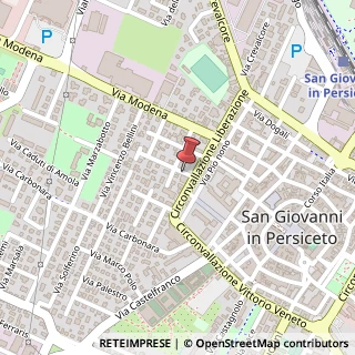 Mappa Via Giacomo Puccini, 5, 40017 San Giovanni in Persiceto BO, Italia, 40017 San Giovanni in Persiceto, Bologna (Emilia Romagna)