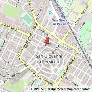 Mappa Via Guardia Nazionale, 1, 40017 San Giovanni in Persiceto, Bologna (Emilia Romagna)