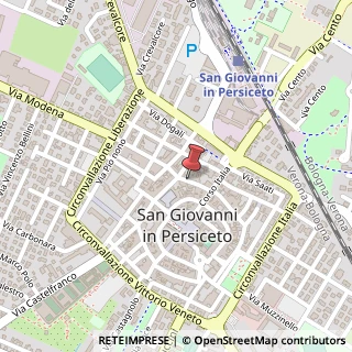 Mappa Via gramsci 18/a, 40017 San Giovanni in Persiceto, Bologna (Emilia Romagna)