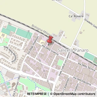 Mappa Via della Scienza, 50, 41122 Modena, Modena (Emilia Romagna)