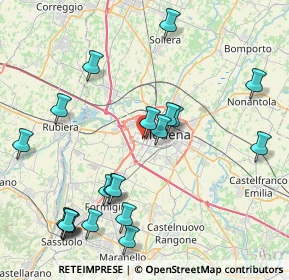 Mappa Str. Formigina, 41126 Modena MO, Italia (9.583)