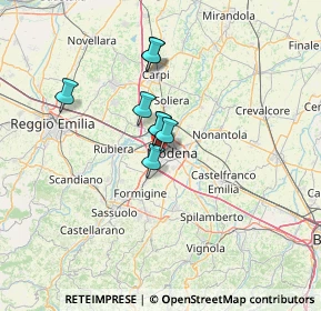 Mappa Str. Formigina, 41126 Modena MO, Italia (18.16333)