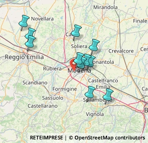 Mappa Str. Formigina, 41126 Modena MO, Italia (12.96545)