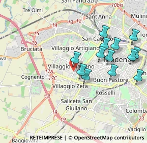 Mappa Str. Formigina, 41126 Modena MO, Italia (2.17857)