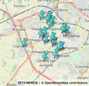 Mappa Str. Formigina, 41126 Modena MO, Italia (1.3955)