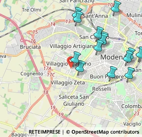 Mappa Str. Formigina, 41126 Modena MO, Italia (2.432)