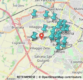 Mappa Str. Formigina, 41126 Modena MO, Italia (1.602)