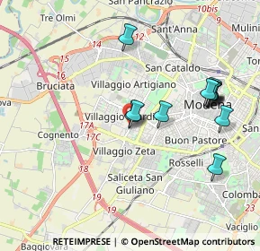 Mappa Str. Formigina, 41126 Modena MO, Italia (1.94083)