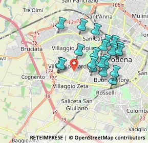 Mappa Str. Formigina, 41126 Modena MO, Italia (1.627)