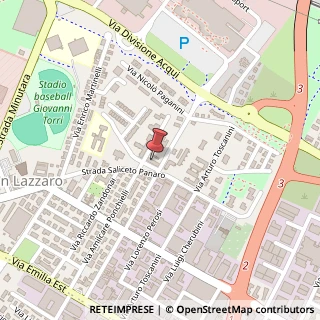 Mappa Via Benedetto Marcello, 14, 41122 Modena, Modena (Emilia Romagna)