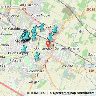 Mappa Via Benedetto Marcello, 41122 Modena MO, Italia (2.0035)