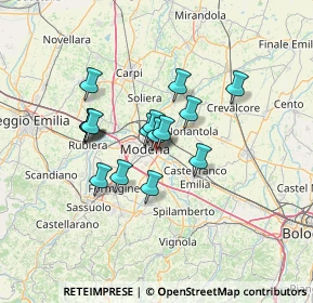 Mappa Via Benedetto Marcello, 41122 Modena MO, Italia (10.24438)