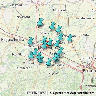 Mappa Via Benedetto Marcello, 41122 Modena MO, Italia (11.168)