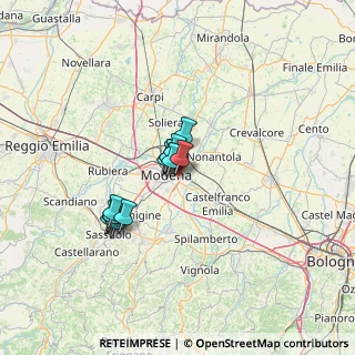 Mappa Via Benedetto Marcello, 41122 Modena MO, Italia (9.36077)