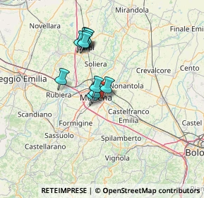 Mappa Via Livio Borri, 41122 Modena MO, Italia (10.9)