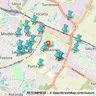 Mappa Via Livio Borri, 41122 Modena MO, Italia (1.059)