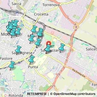 Mappa Via Livio Borri, 41122 Modena MO, Italia (1.2845)