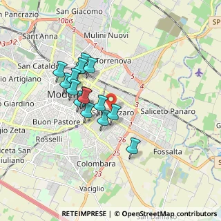 Mappa Via Livio Borri, 41122 Modena MO, Italia (1.468)