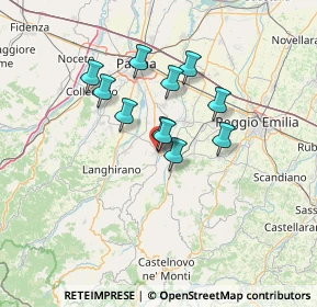 Mappa SP513, 43029 Traversetolo PR, Italia (10.10091)