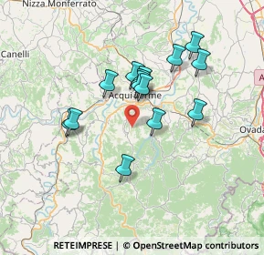 Mappa Strada Zani, 15010 Cavatore AL, Italia (5.95357)