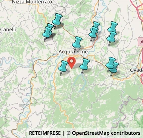 Mappa Strada Zani, 15010 Cavatore AL, Italia (7.704)