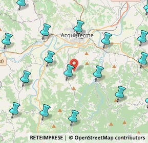 Mappa Strada Zani, 15010 Cavatore AL, Italia (6.28632)