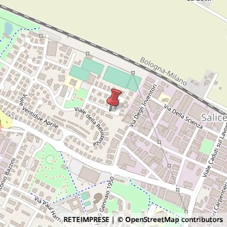 Mappa Via Lino Pederzoli, 14, 41100 Modena, Modena (Emilia Romagna)