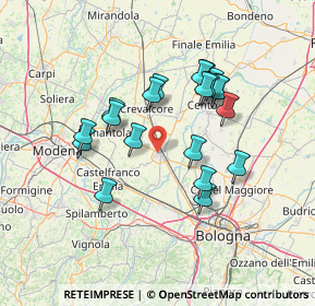 Mappa Via Carbonara, 40017 San Giovanni in Persiceto BO, Italia (12.643)