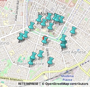 Mappa Via Don Celestino Cavedoni, 41124 Modena MO, Italia (0.4395)